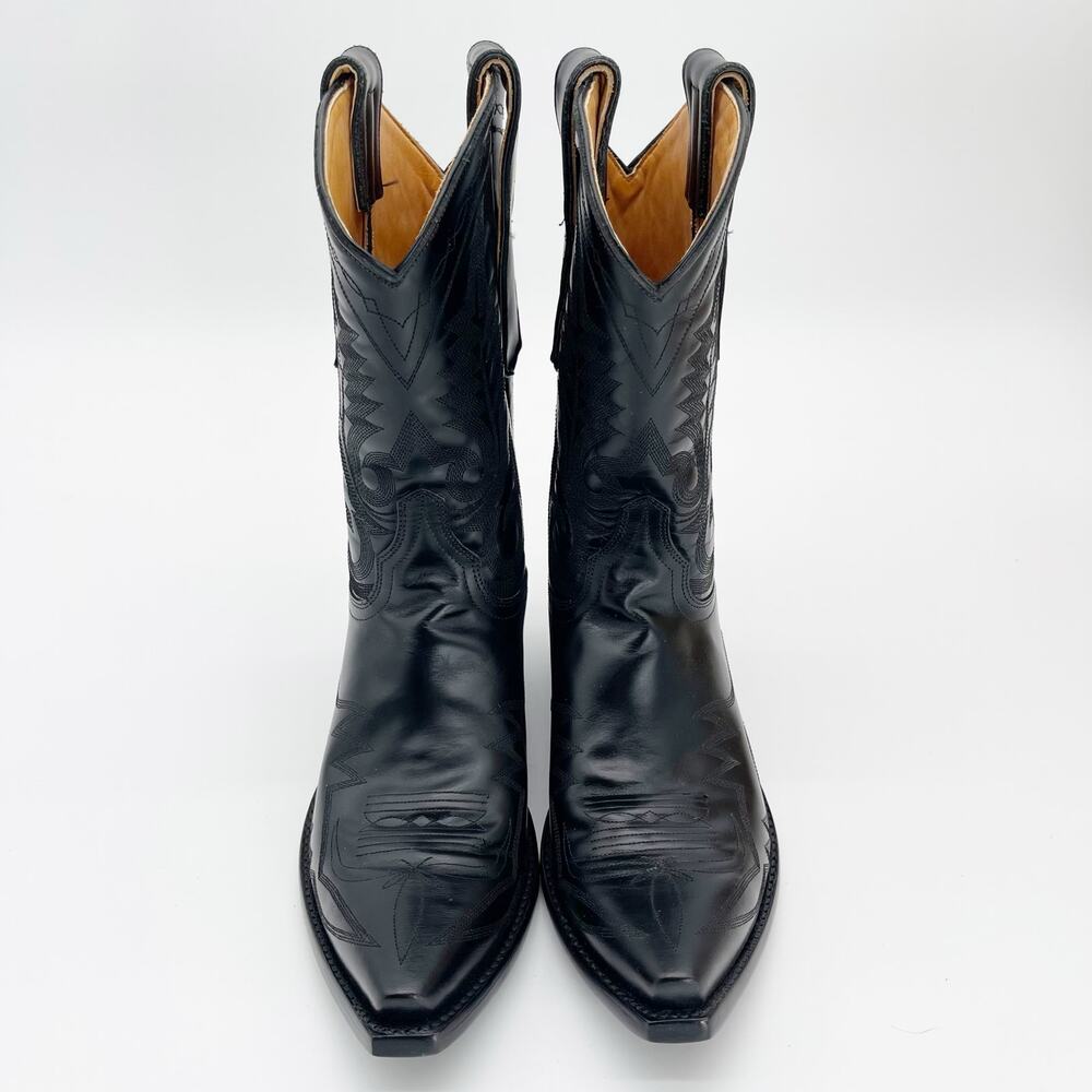 Old Gringo Women's 8 Nevada Black Leather Embroidered Western Cowgirl Boots - Picture 6 of 11